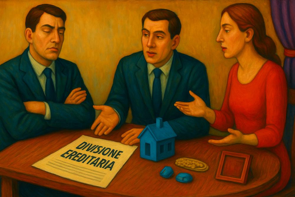 Divisione ereditaria se un coerede non vuole