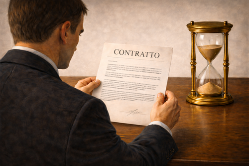 Recedere da un contratto con diffida ad adempiere consulenza legale venezia