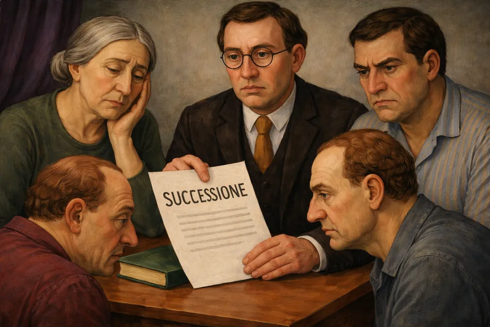 Successione ereditaria senza testamento