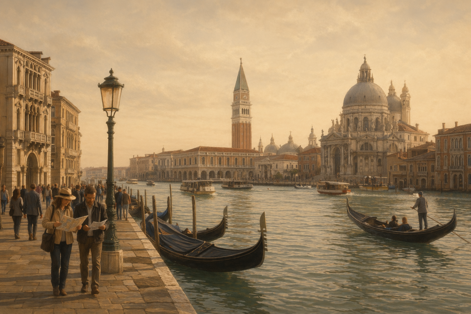 Veduta dello skyline di Venezia