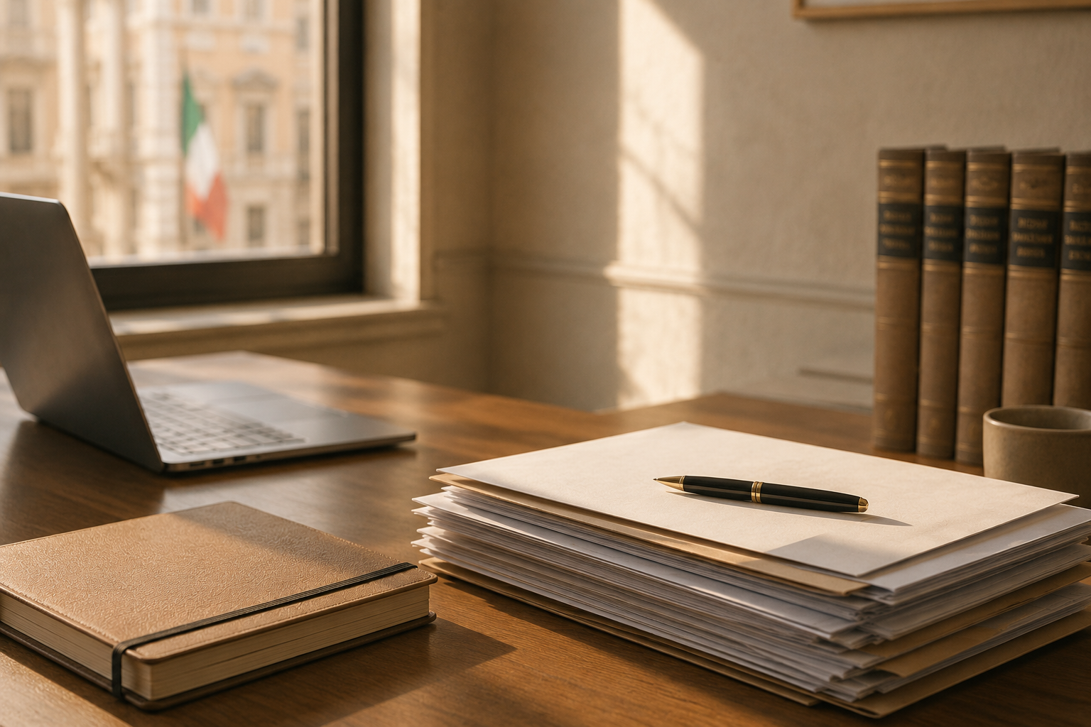 Preventivo firmato e condizioni generali di un contratto d'appalto sul tavolo